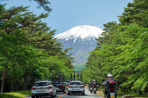 くっきり晴れた富士山